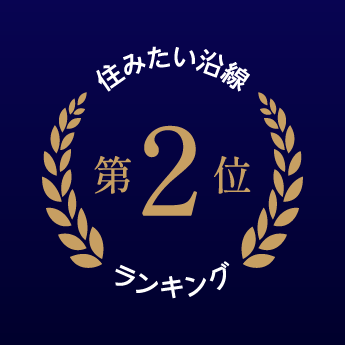 住みたい沿線ランキング第２位